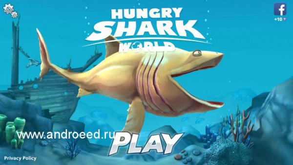 Hungry shark world v 1.6.2[Мод: много денег]