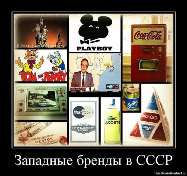 Западные бренды в СССР