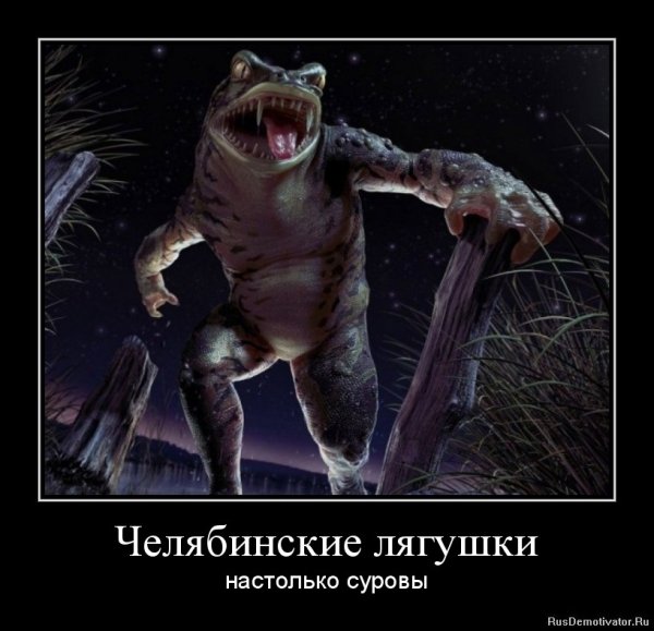Челябинские лягушки настолько суровы