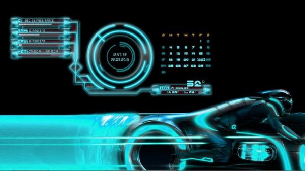 Tron System Widget