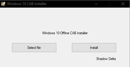 CAB Installer