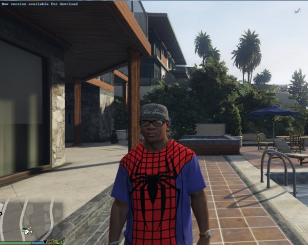 Футболка spider man для гта 5