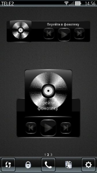 Music widget mod by kuskovo