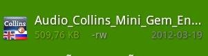 Audio Collins Mini Gem Engl