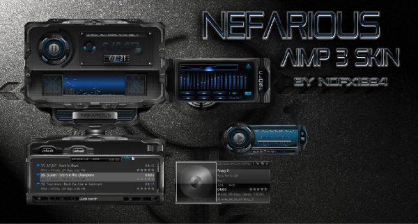 Nefarious Aimp3 skin by NOFX1994
