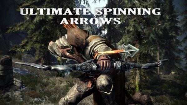 Skyrim Улучшенная анимация полета стрел