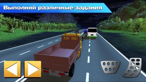 Night Truck Voyage Driver 3D v 1.0