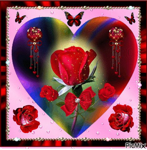 Birthaflies and roses