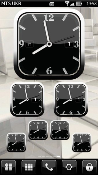 AnalogClock Lucido Black By Aks79