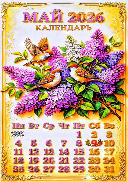 Календарь-май