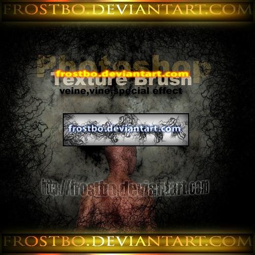 Текстура эффект кисти Photoshop