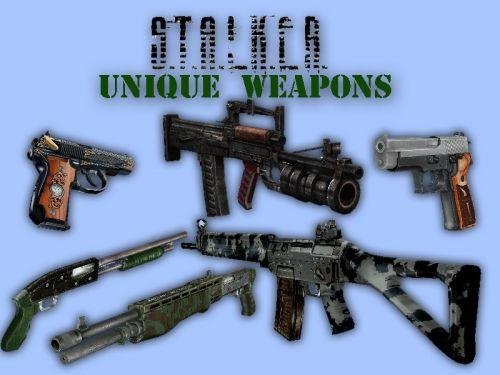 Unique weapons STALKER CoP