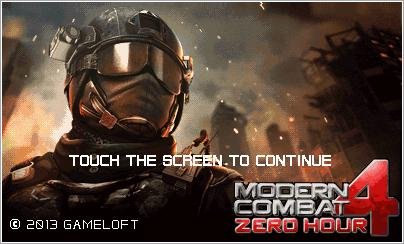 Modern Combat 4: Zero Hour 480x800 S8000