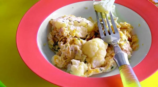 Куриное филе с цветной капустой