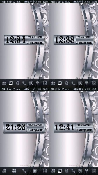 Anna Clock Silver By Aks79