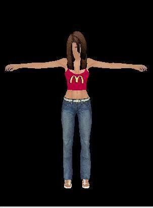 girl mcdonalds