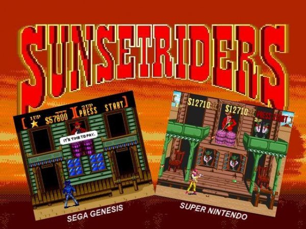 Sunset Riders (Genesis &amp; SNES)