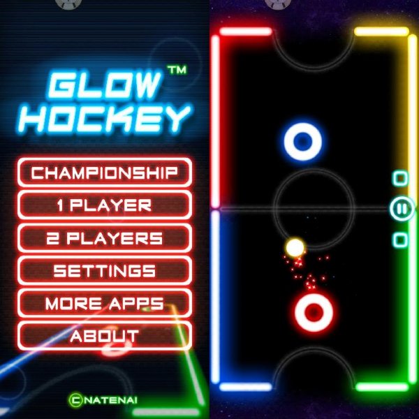 Glow Hockey v1.3.8 NO Ads