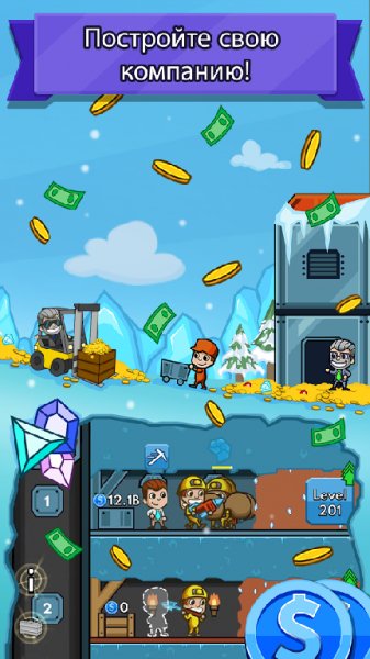 Idle Miner Tycoon v.1.43.1 [Мод: много денег]