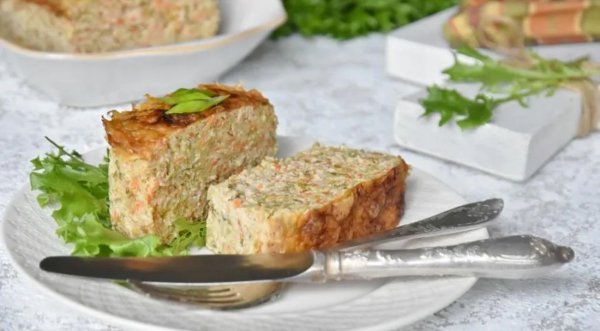 Мясная запеканка с овощами в духовке