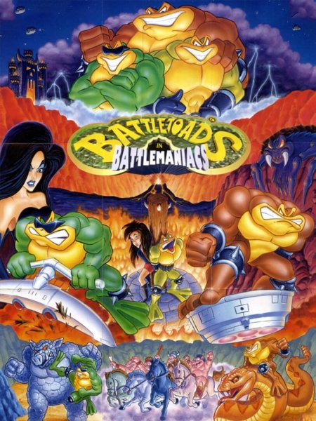 Battletoads in Battlemaniacs - Stage 1 Ragnarok's Canyon (SNES)
