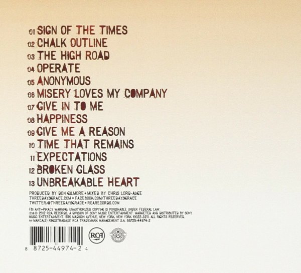 Three Days Grace - Transit Of Venus