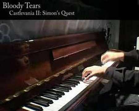 Castlevania Кэнити Мацубара - Bloody Tears Piano Cover