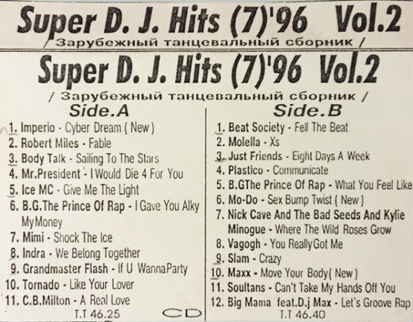 VA - Super D.J. Hits (7)'96 Vol.2 (Side: A)