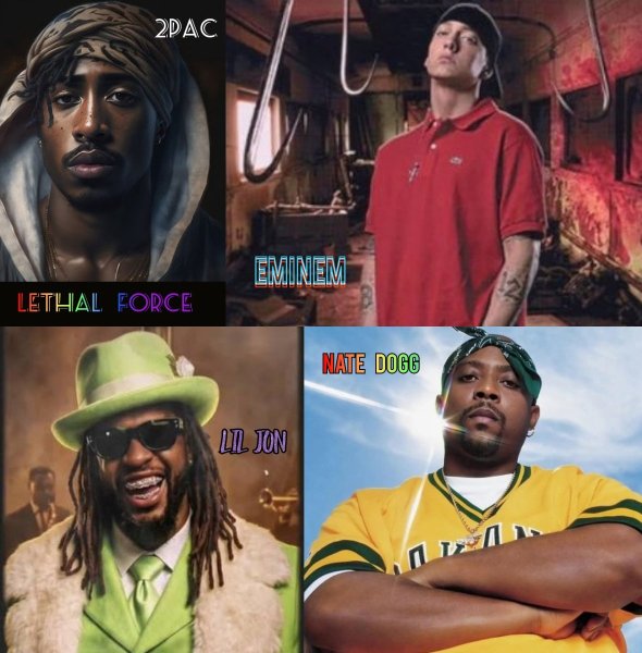 2Pac &amp; Eminem &amp; Lil Jon &amp; Nate Dogg - #Lethal Force