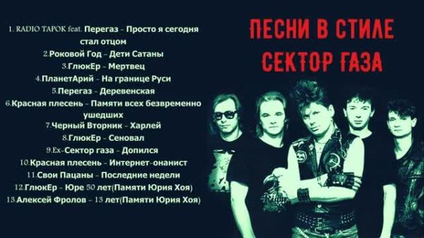 Сборник - Песни в стиле Сектор Газа