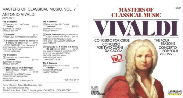 Antonio Vivaldi - Concerto for 4 Violins in E minor, RV 550