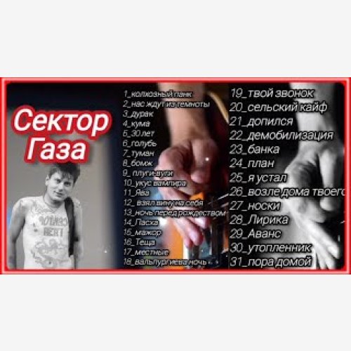 Сектор Газа. Шикарная подборка лучших хитов от Сектор Газа. Юрий Клинских. - Сектор Газа. Шикарная подборка лучших хитов от Сектор Газа. Юрий Клинских.