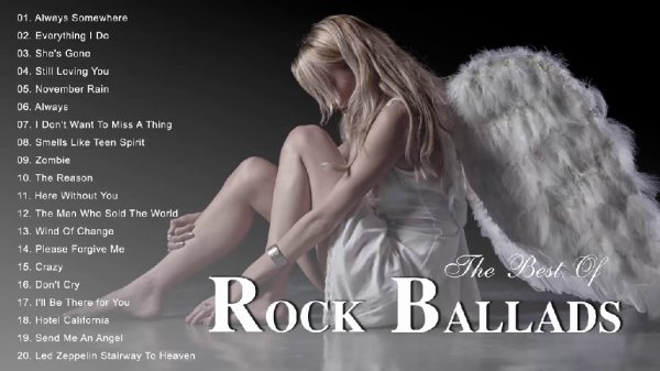 Rock Music - Beautiful Rock Ballads 80s &amp; 90s - The Best Rock Ballads Songs Ever
