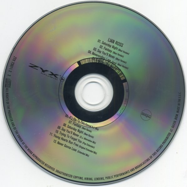 LIAN ROSS - GREATEST HITS &amp; REMIXES /// Album CD-2, GERMANY - 2016