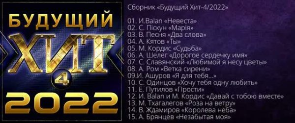 Сборник - Будущий Хит-4/2022