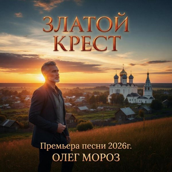 Олег Мороз - ЗЛАТОЙ КРЕСТ Премьера Песни 2026