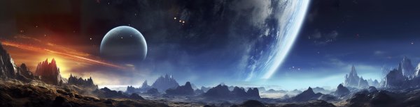 Panorama-of-distant-planet-system-in-space-3d-rendering-elem