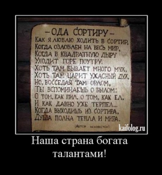 Ода сортиру