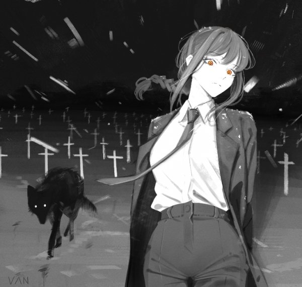 Makima chainsaw man drawn by vaniste 2fc959ecf31395