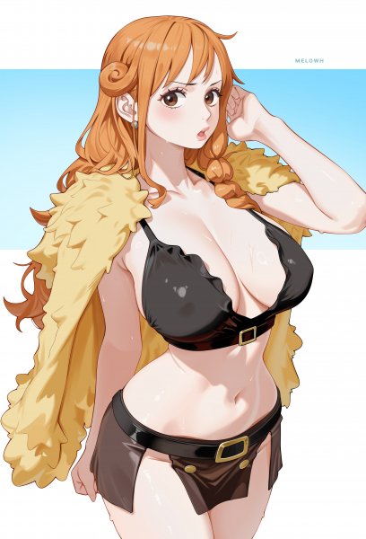 Nami one piece drawn by melowh 57f8bb1f9d1e51704c