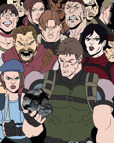 Viltrumite-team-photo-Chris-Redfield-Resident-Evil-Персонажи