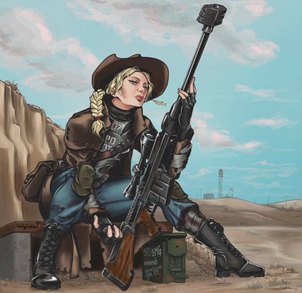 Fan-art-нарисовал-сам-девушка-Desert-ranger-9327329