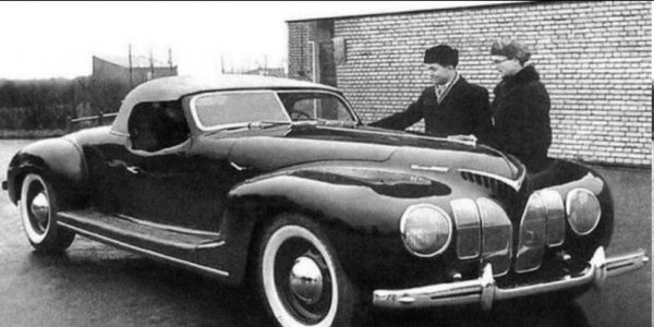 Спортивный советский автомобиль ЗИС-101-Спорт (1939 год)