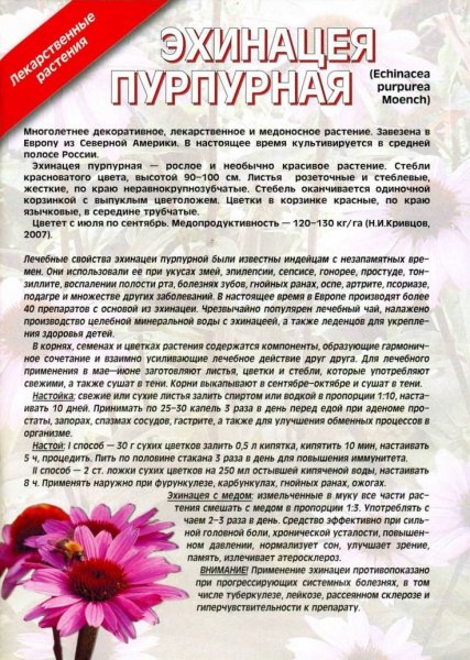 Лекарственные растения