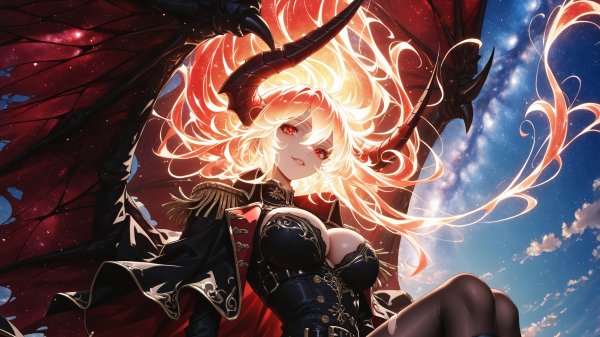 Anime-demon-girl-horn-wings-fantasy-4k 344@5@o