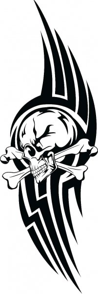 9 skull igure
