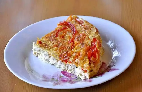 Запеканка из куриной грудки